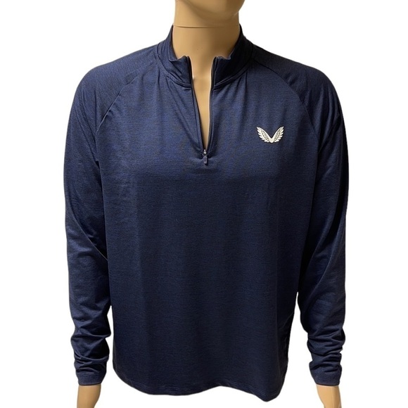 Castore PRO TEK MARL 1/4 ZIP MEN SHIRT SIZE L - Picture 4 of 11